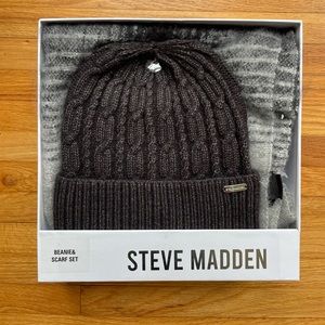 Steve Madden Hat & Scarf Set